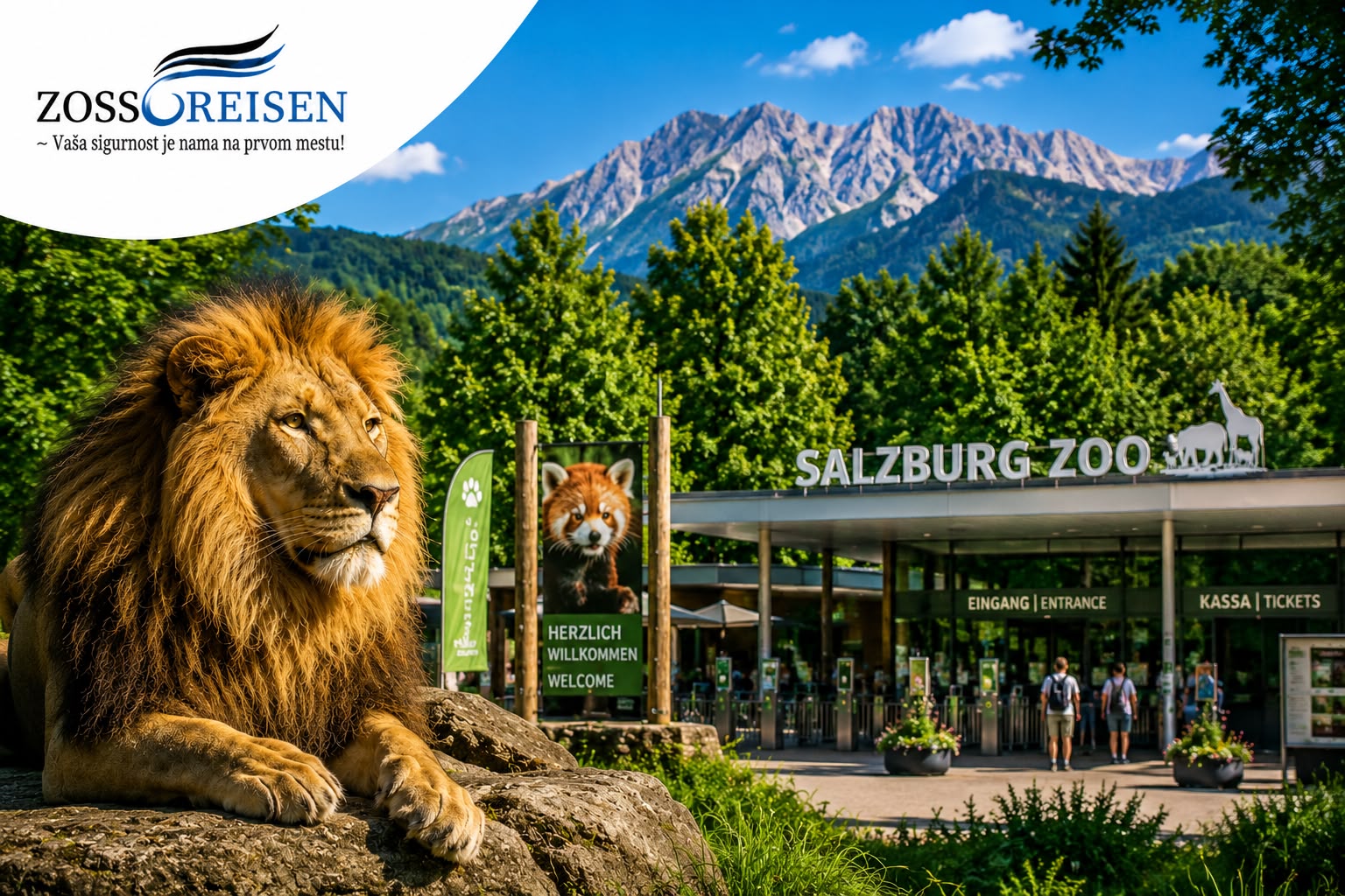 🦚🦓Salzburg Zoo vrt